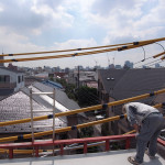 デッキコン打設1