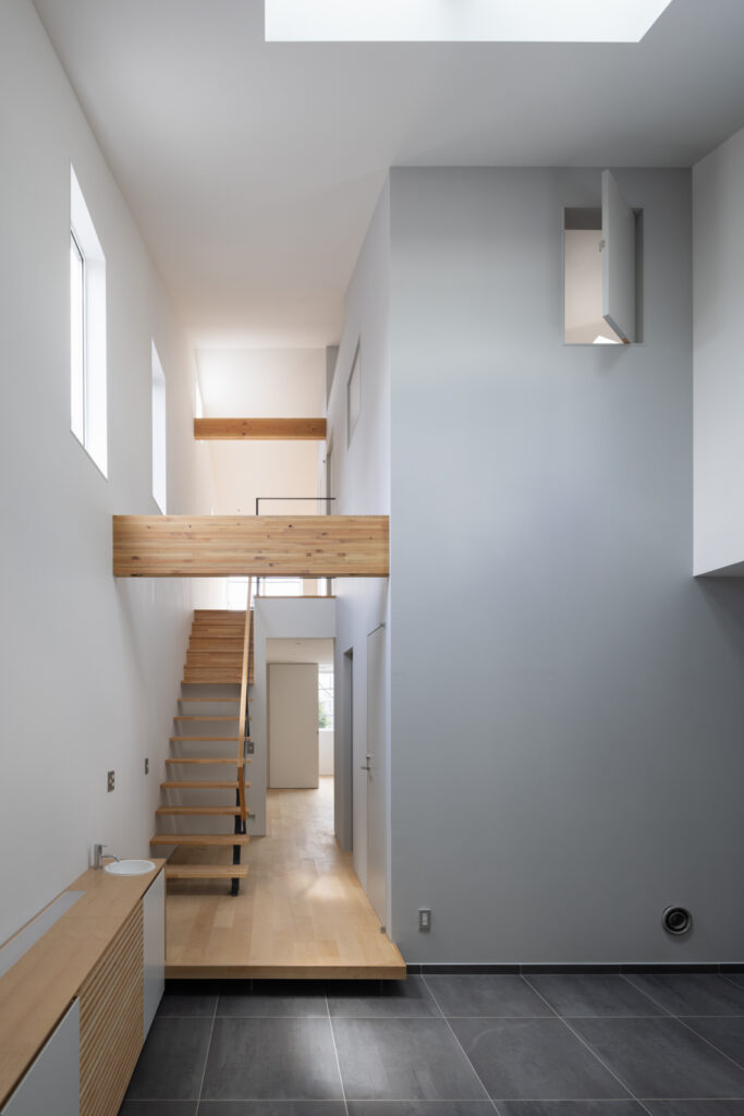 参宮橋の螺旋住戸 アトリウムがある住戸