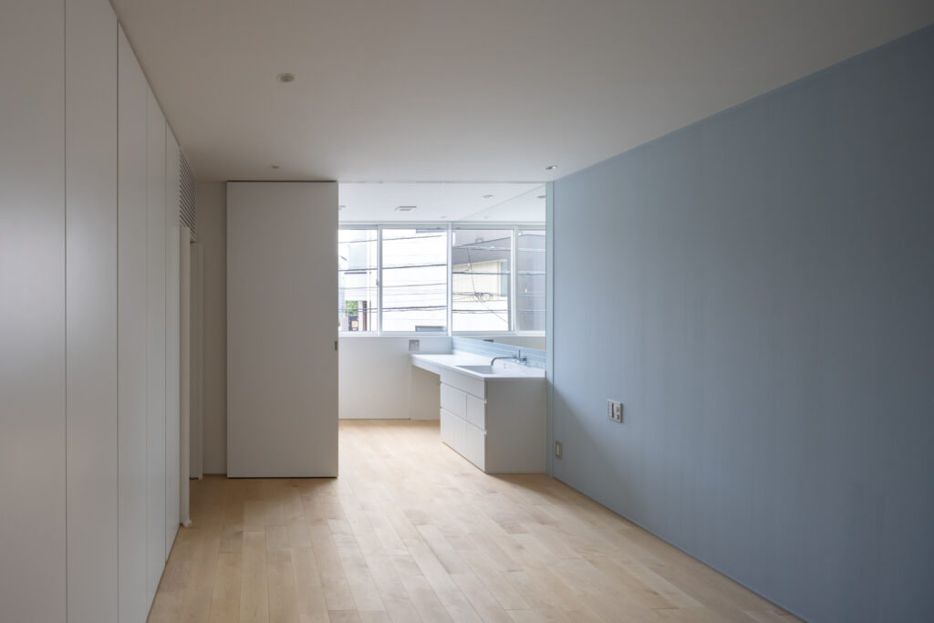 参宮橋の螺旋住戸 アトリウムがある住戸