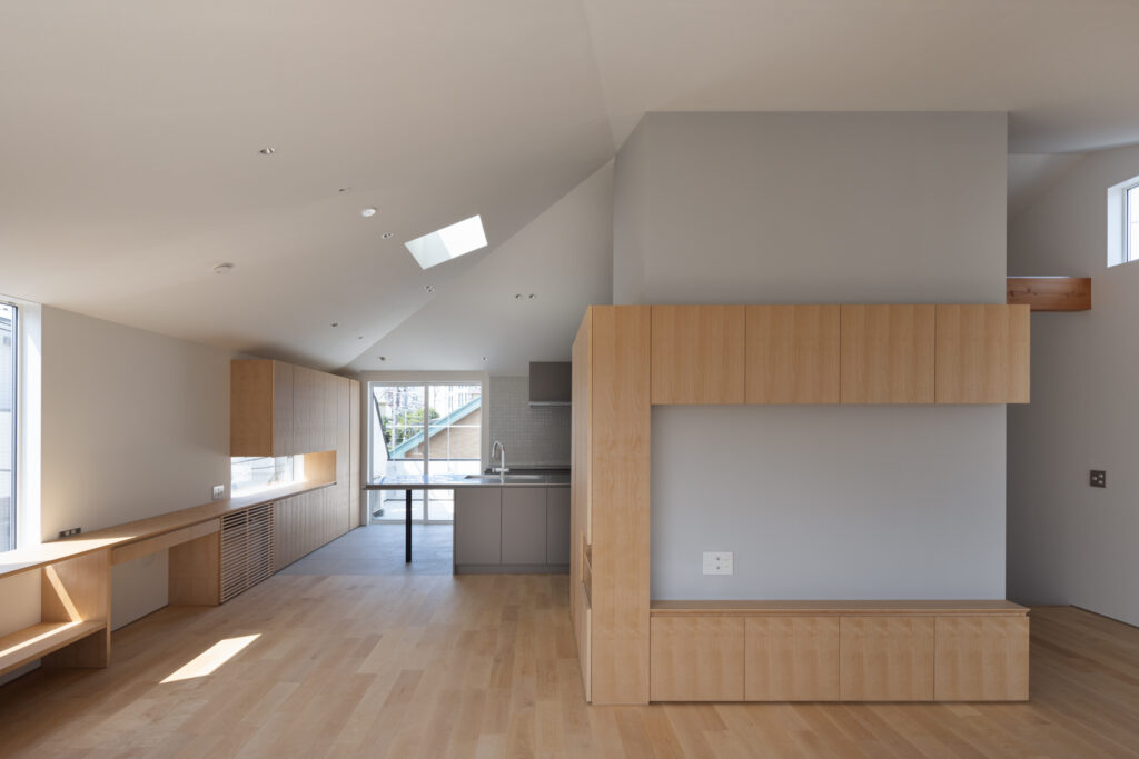 参宮橋の螺旋住戸 アトリウムがある住戸