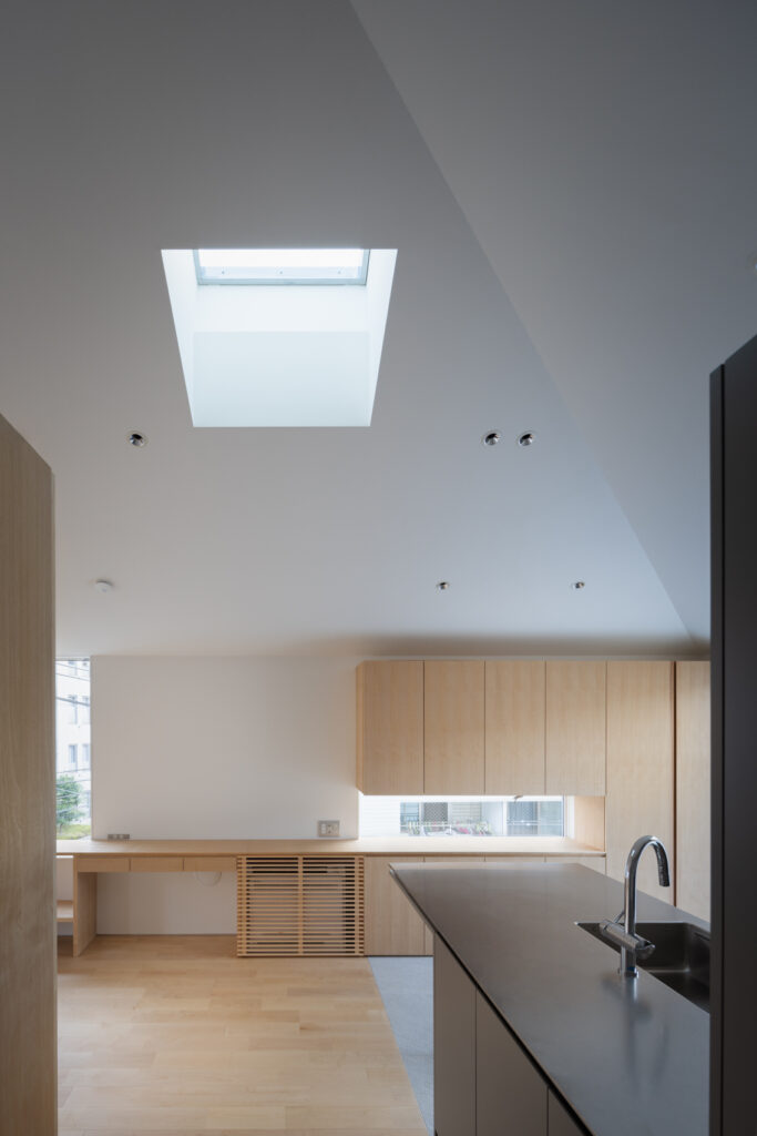 参宮橋の螺旋住戸 アトリウムがある住戸