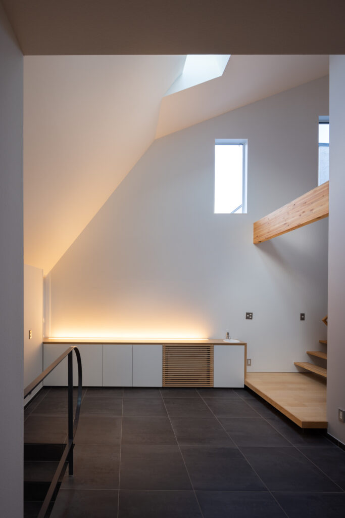 参宮橋の螺旋住戸 アトリウムがある住戸