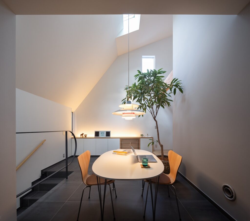 参宮橋の螺旋住戸 アトリウムがある住戸