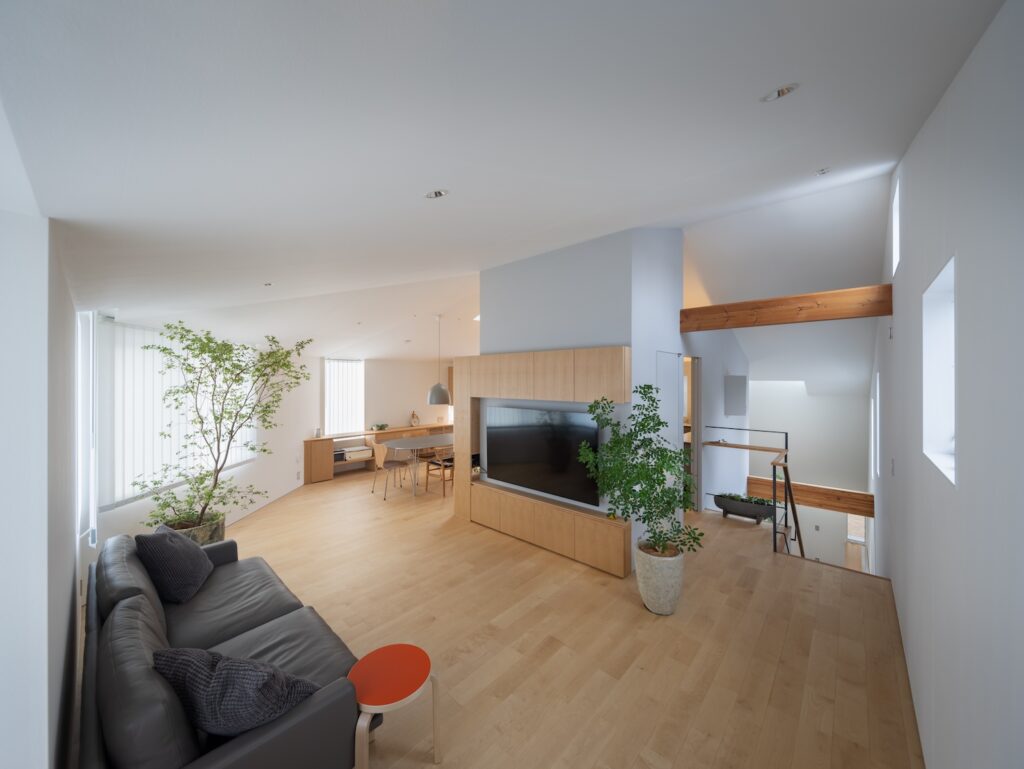 参宮橋の螺旋住戸 アトリウムがある住戸